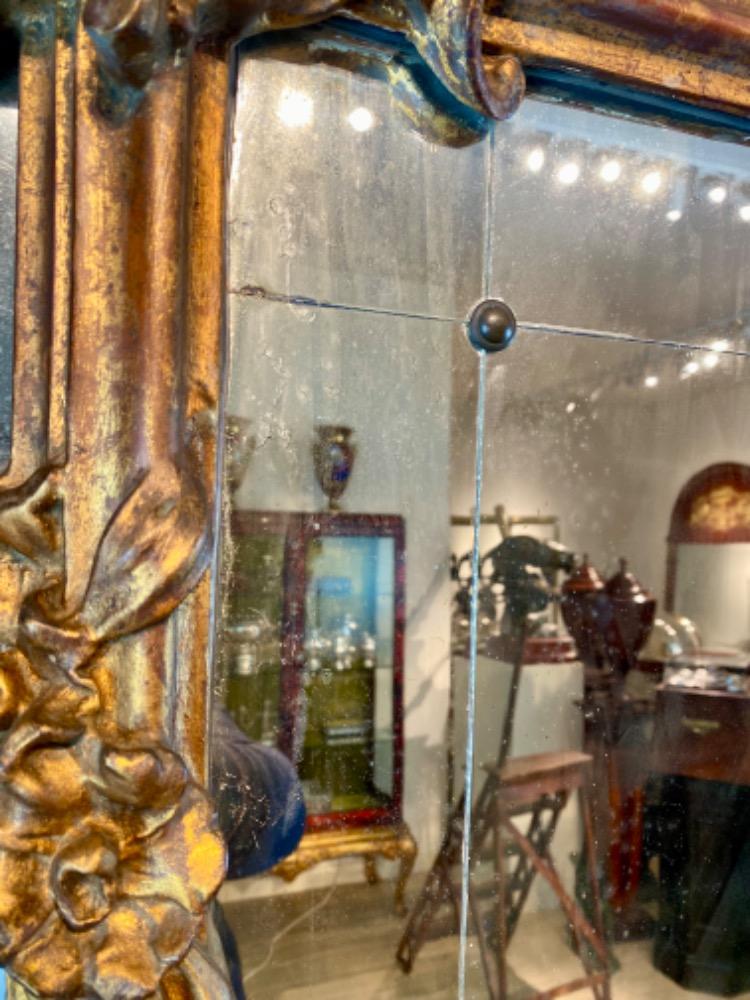 Pair 18th century Venetian mirrors