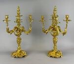 Pair 19th Century Louis XV candelabra