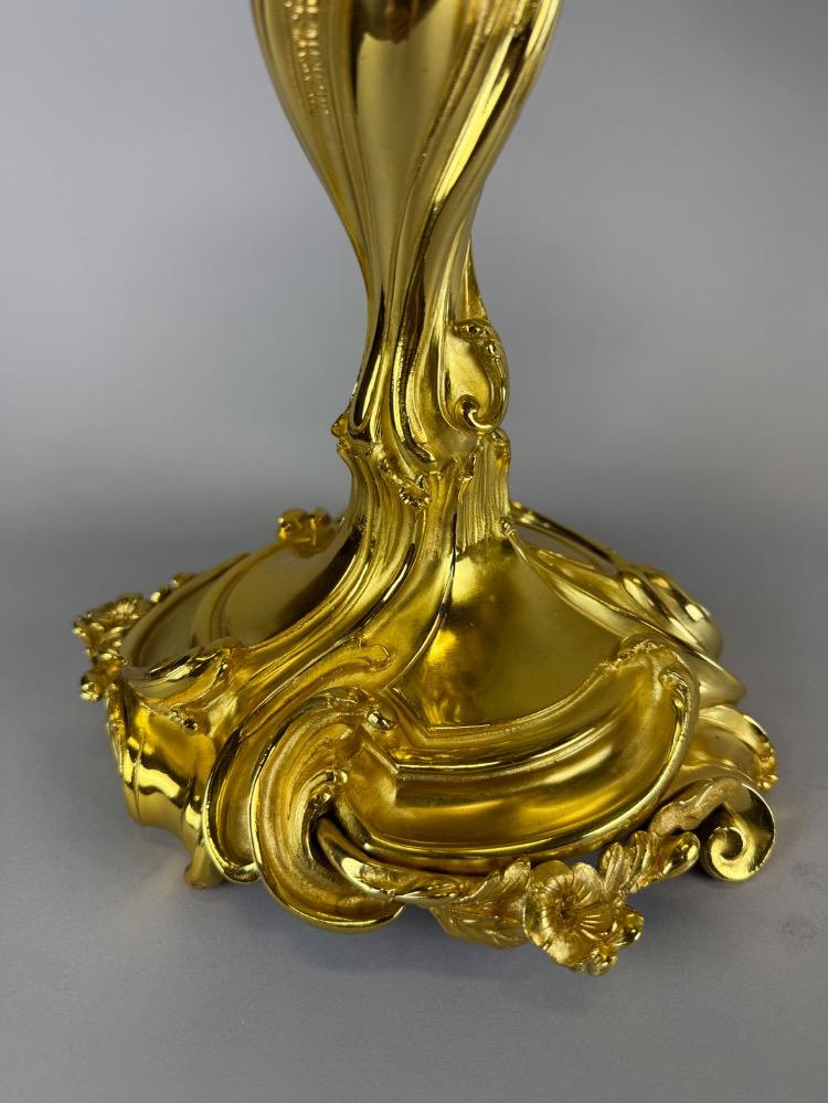 Pair 19th Century Louis XV candelabra