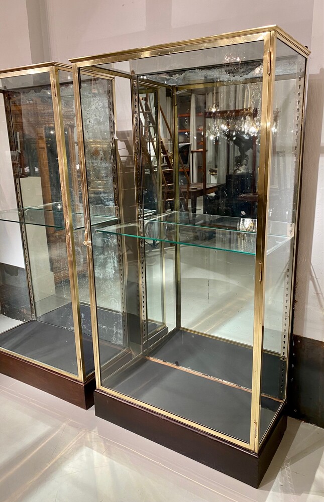 Pair display cabinets