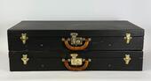 Pair Louis Vuitton car trunks. Automobile