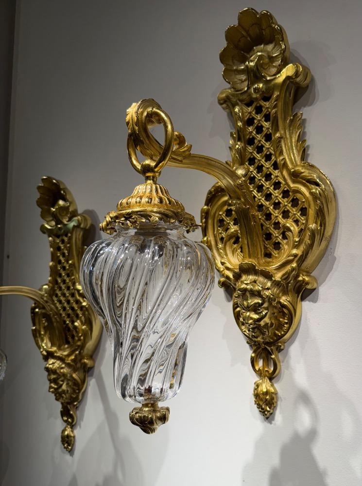 Pair of 19th Century wall lanterns