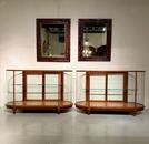 Pair of Art Deco Mahogany Display Cabinets  By F. Sage & Co. Ltd., circa 1930