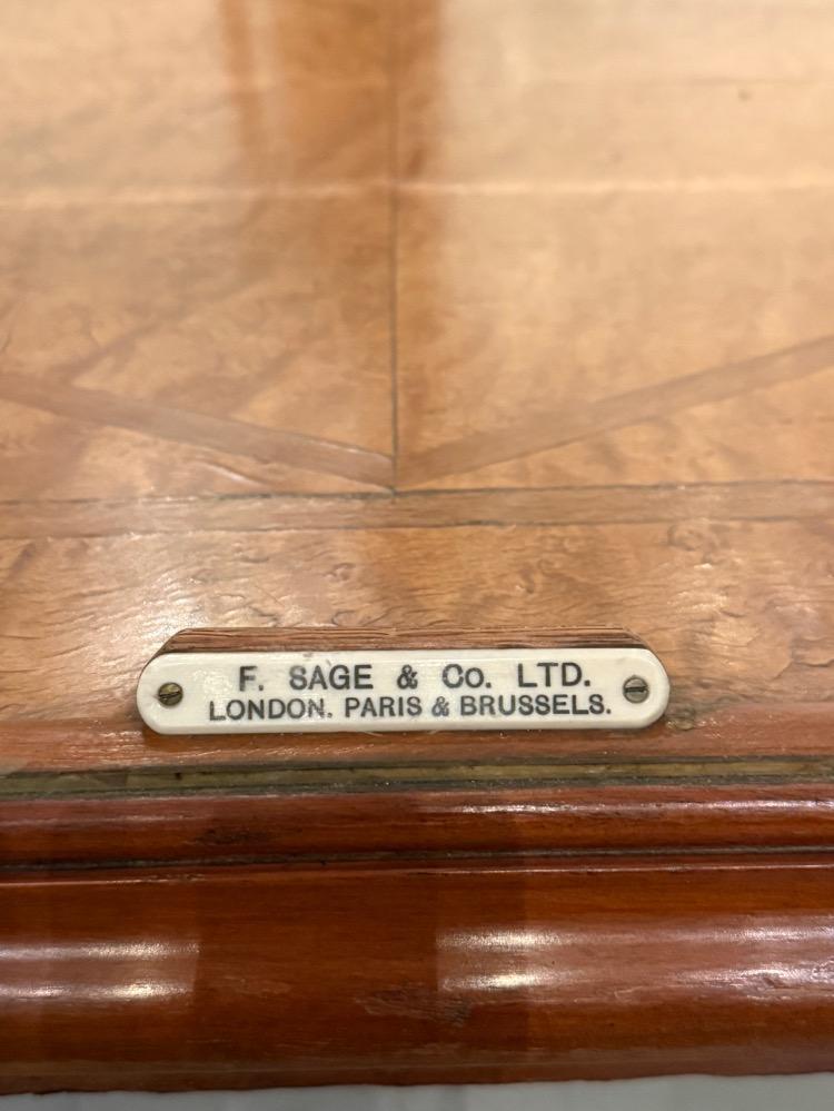 Pair of Art Deco Mahogany Display Cabinets  By F. Sage & Co. Ltd., circa 1930