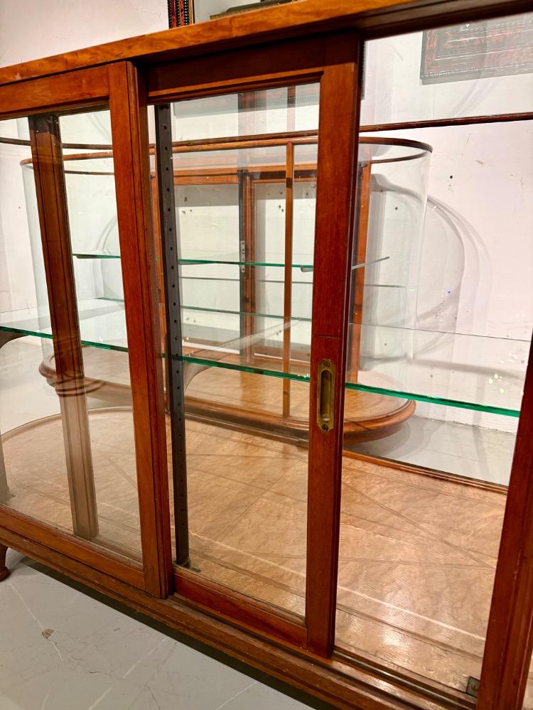 Pair of Art Deco Mahogany Display Cabinets  By F. Sage & Co. Ltd., circa 1930