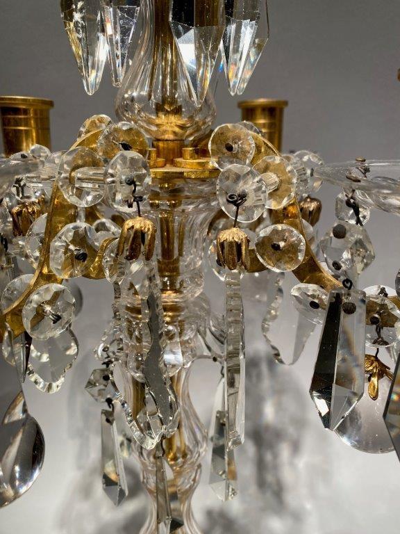 Pair of beautiful 19th century Napoleon III Bacacarat crystal candelabra  