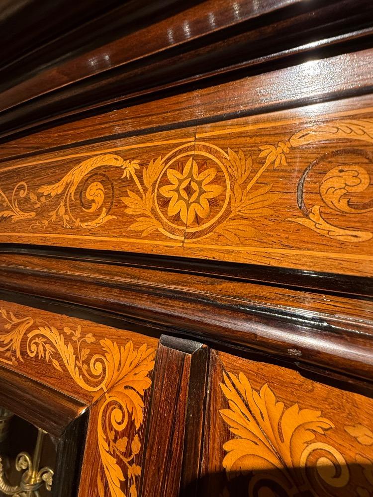 Pair of Charles X style bookcases. 