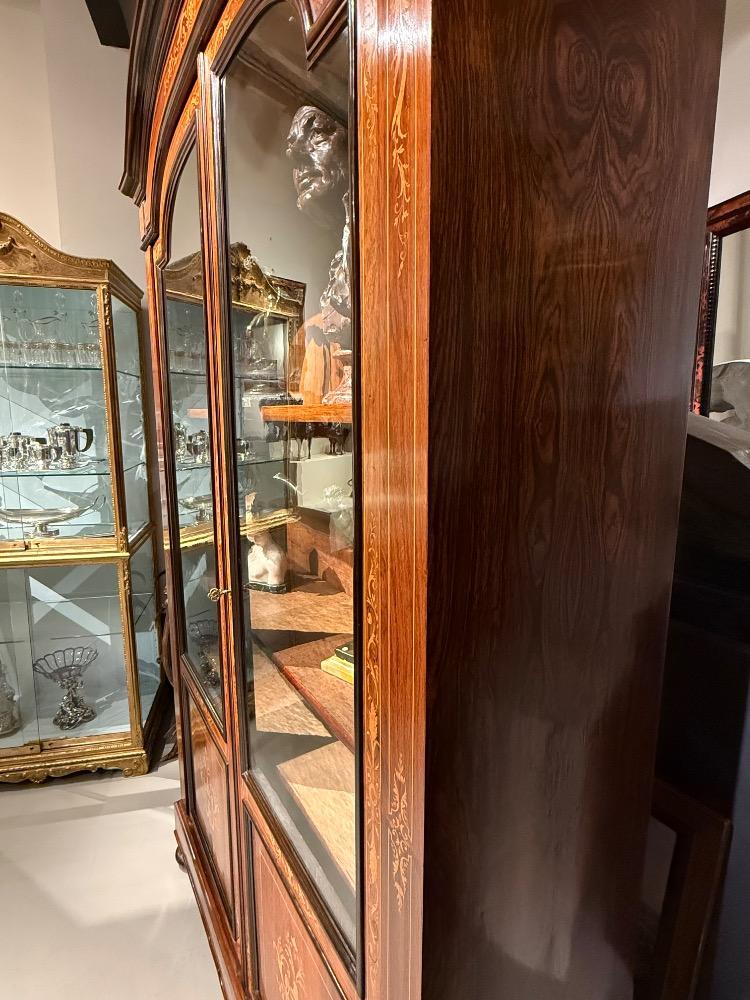 Pair of Charles X style bookcases. 