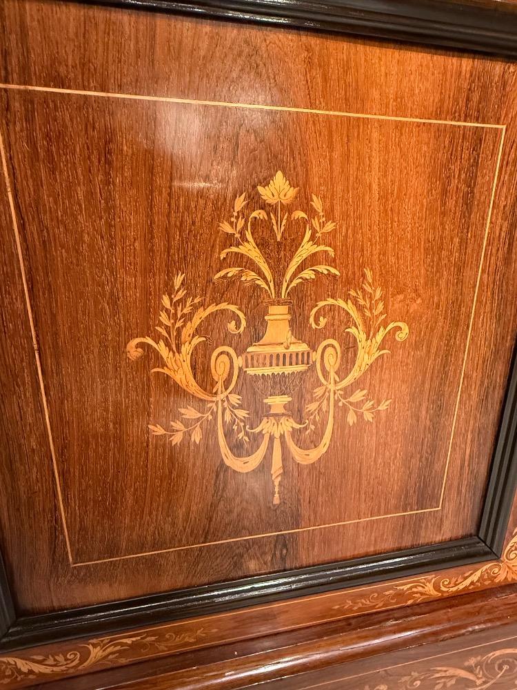 Pair of Charles X style bookcases. 