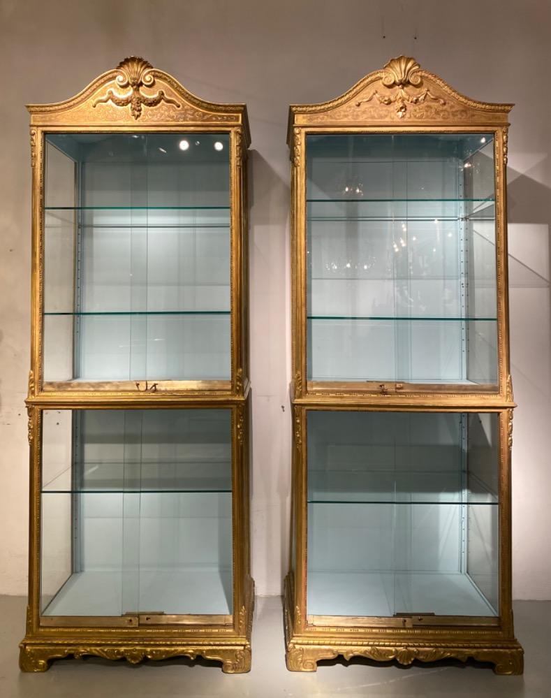 Pair Regence style vitrines, Napoleon III