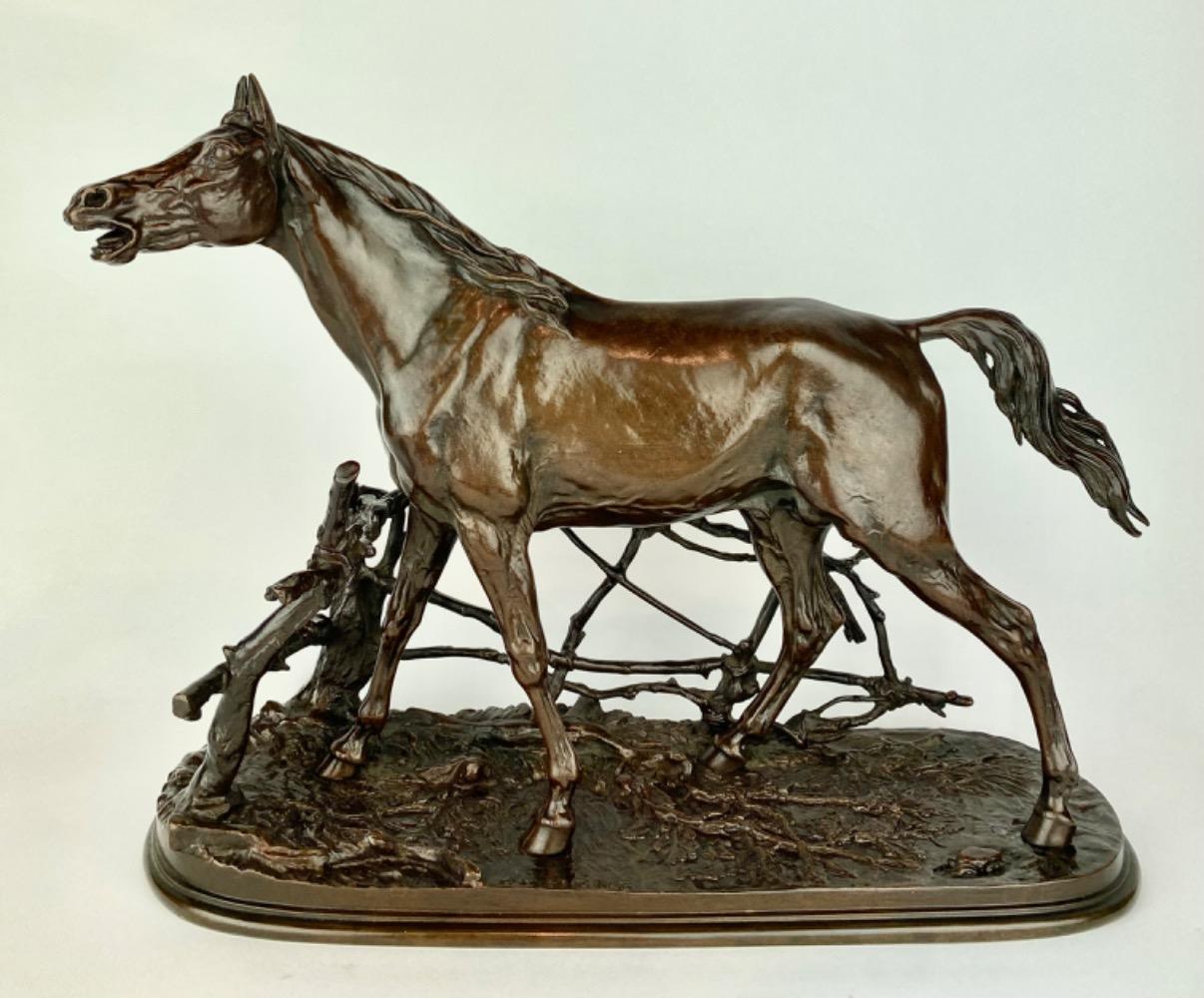 P.J Mène, bronze sculpture of a horse. 