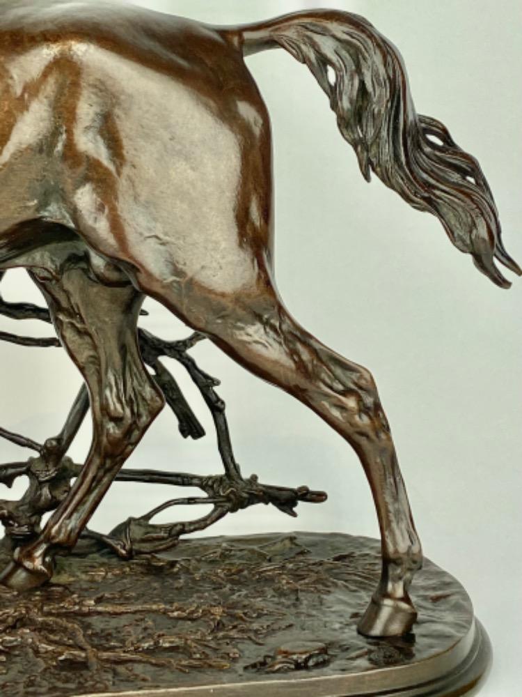 P.J Mène, bronze sculpture of a horse. 