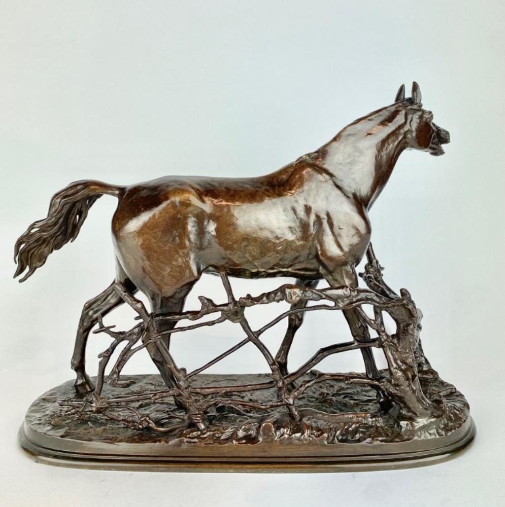 P.J Mène, bronze sculpture of a horse. 