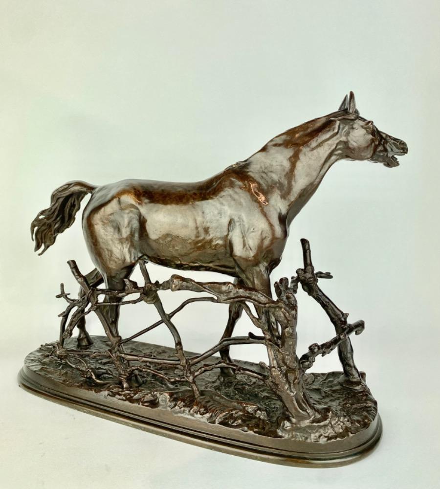 P.J Mène, bronze sculpture of a horse. 