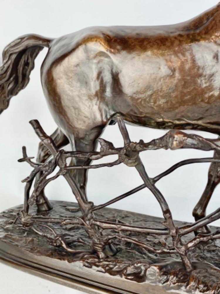 P.J Mène, bronze sculpture of a horse. 