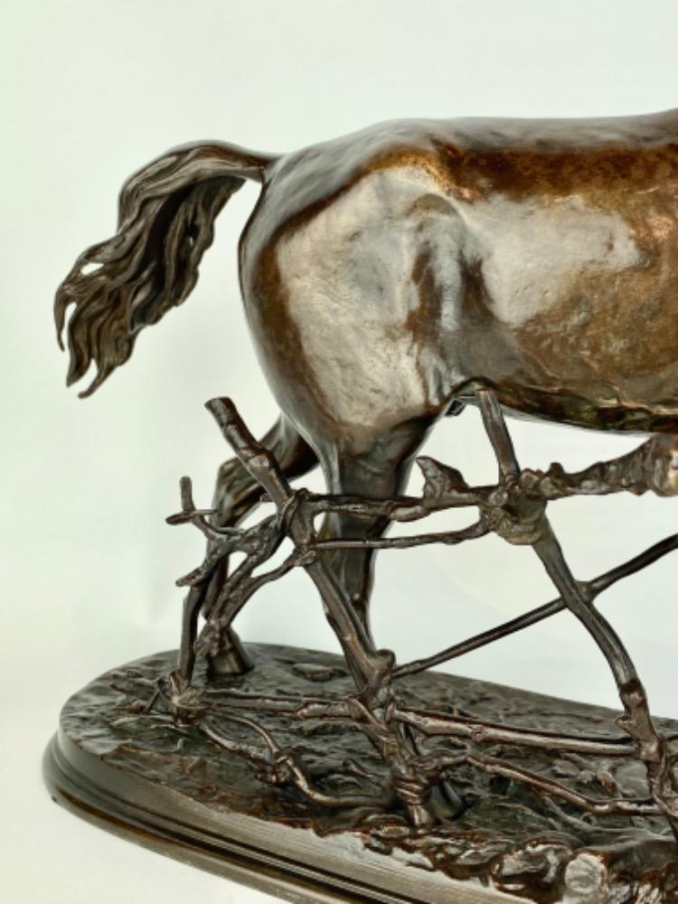 P.J Mène, bronze sculpture of a horse. 