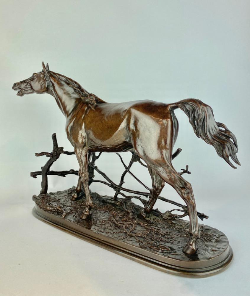 P.J Mène, bronze sculpture of a horse. 