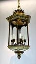 Vintage bronze lantern