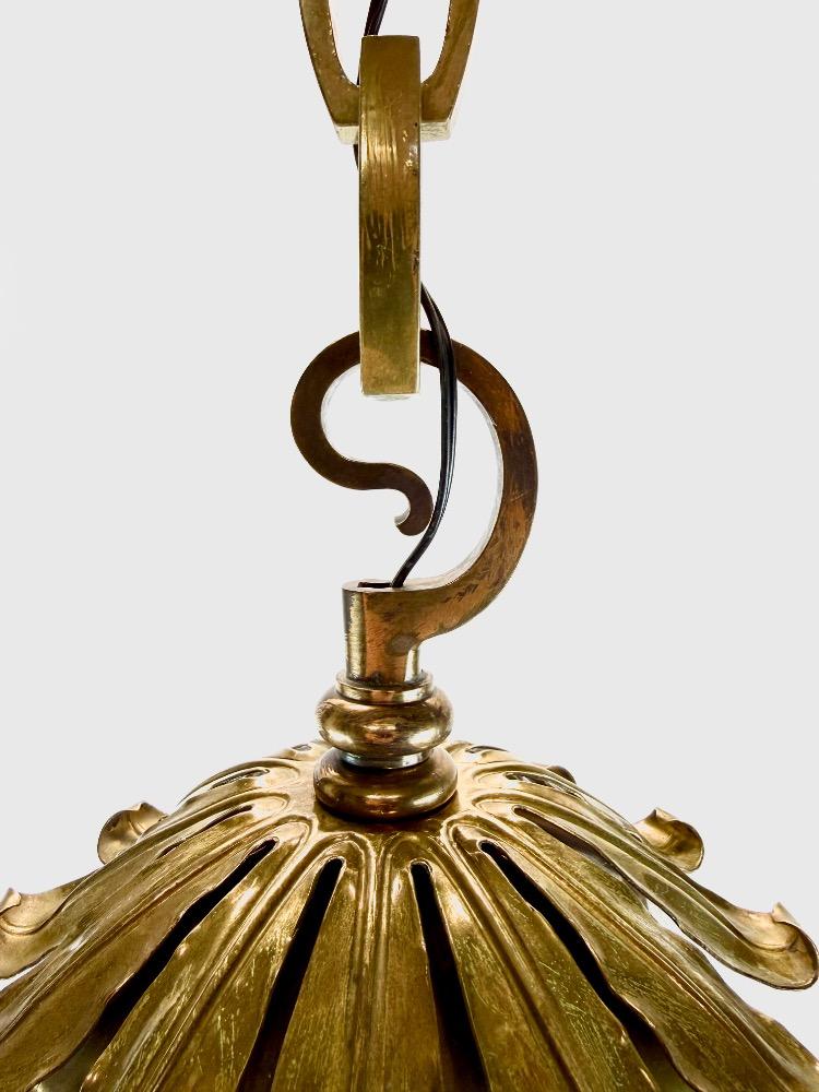 Vintage bronze lantern